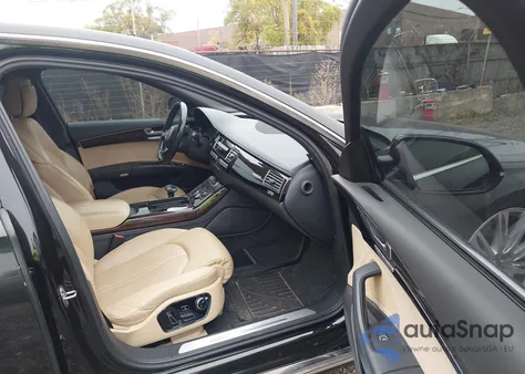 2014 Audi A8 L 4.0T из США, поврежденный, VIN WAUR2AFD8EN008811
